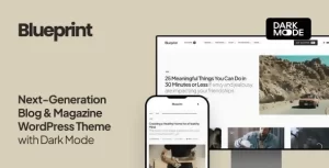 Blueprint Next-Generation Blog Magazine Theme 1.0.7 GPL Theme
