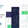 Bluerack Modern Hosting WordPress Theme 2.3破解版主题
