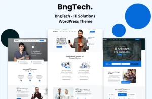 BngTech IT Solutions WordPress Theme 1.0.5 GPL Theme