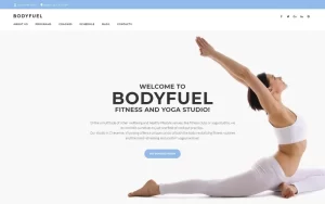 BodyFuel Fitness Yoga WordPress Theme 1.0.0 GPL Theme