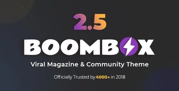 BoomBox 2.9.2 GPL Theme