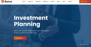 Borex Business And Finance WordPress Theme 1.1.3 GPL Theme