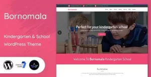 Bornomala Kindergarten School WordPress Theme 1.7 GPL Theme