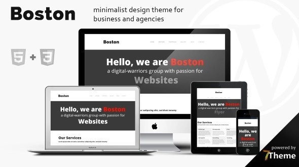 Boston – Multipurpose WordPress Theme 1.09 GPL Theme