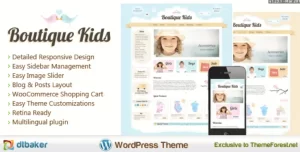 Boutique Kids Creative WordPress Theme 1.23.11 GPL Theme