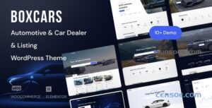 Boxcar – Automotive Car Dealer WordPress Theme 1.1.8 GPL Theme