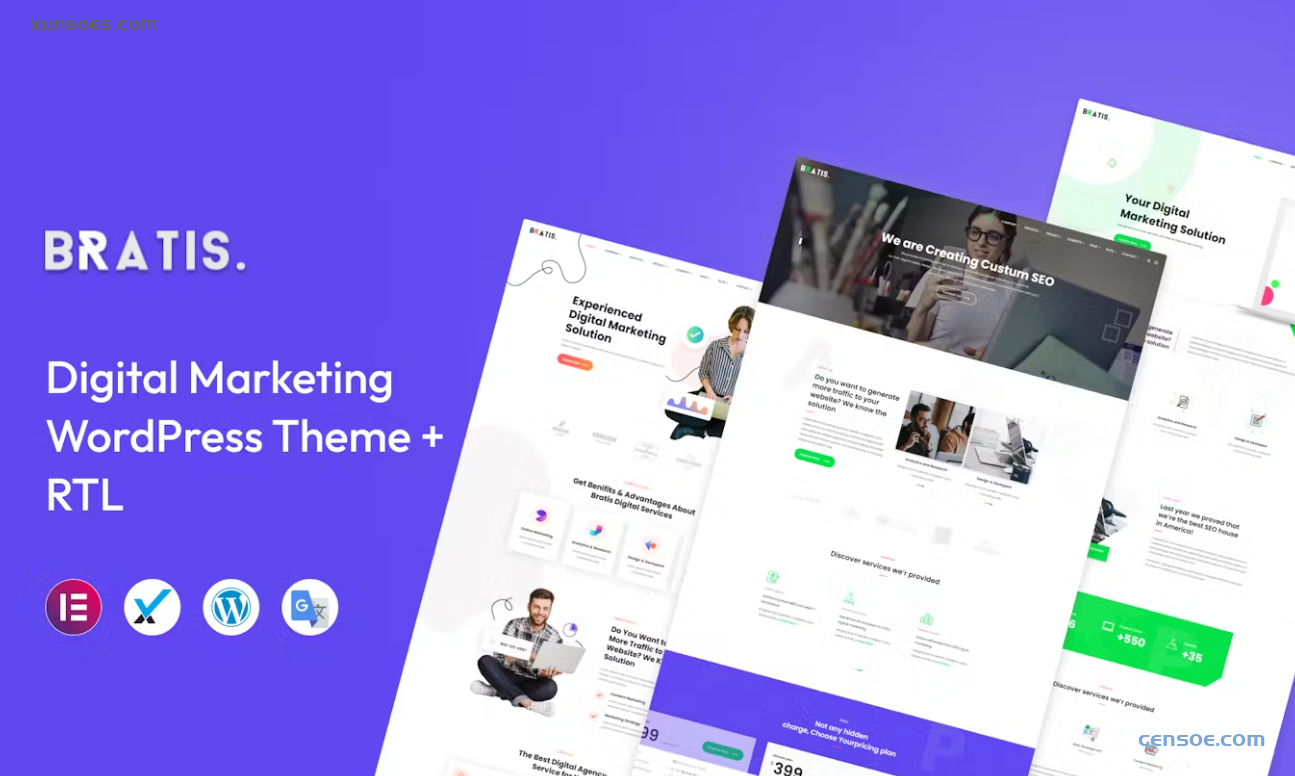 Bratis Digital Marketing WordPress Theme 3.0.1 GPL Theme 1 Bratis Digital Marketing WordPress Theme 3.0.1 GPL Theme