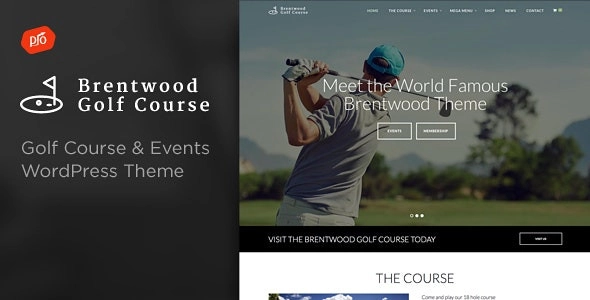 Brentwood Golf Course Theme 2.9 GPL Theme