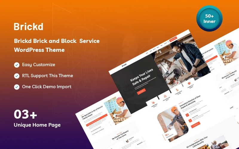 Brickd Brick, Wood and Block Service WordPress Theme 1.0.0 GPL Theme 1 Brickd Brick, Wood and Block Service WordPress Theme 1.0.0 GPL Theme