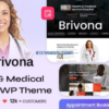 Brivona Clinical Websites WordPress Theme with Appointments Booking 5.5破解版主题