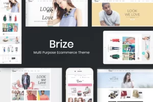 Brize Responsive WooCommerce Fashion Theme 1.3.6 GPL Theme