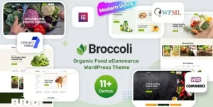 Broccoli Organic Shop WooCommerce Theme 1.1 GPL Theme