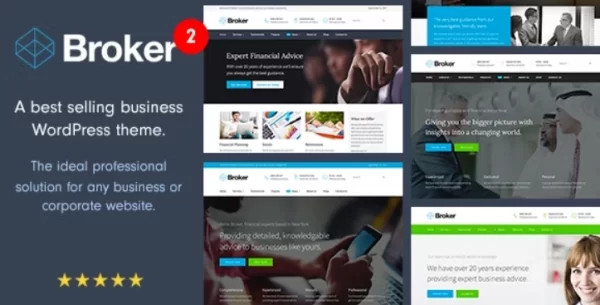Broker Business and Finance WordPress Theme 2.0.1 GPL Theme