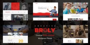 Broly – Creative Multi-Concept WordPress Theme 1.1.3 GPL Theme