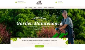 Buisson Gardening WordPress Theme 1.1.3 GPL Theme