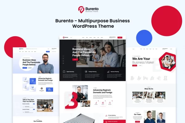 Burento Multipurpose Business WordPress Theme 1.0.0 GPL Theme