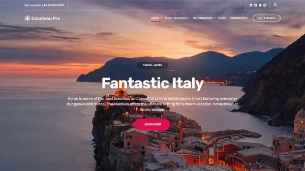 CSSIgniter Cousteau Pro WordPress Theme 1.4.3 GPL Theme
