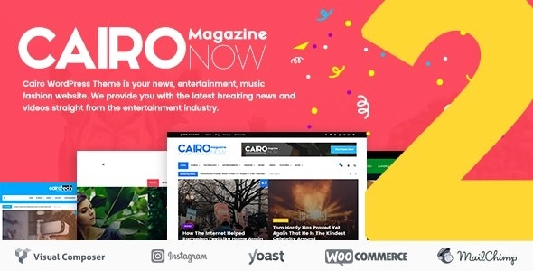 Cairo Newspaper Magazine WordPress Theme 2.1 GPL Theme