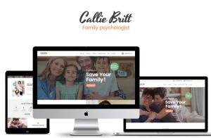 Callie Britt Psychology Therapy and Counseling WordPress Theme 1.0.8 GPL Theme