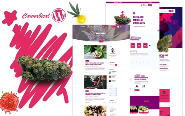 Cannabical | Recreational Cannabis WordPress Theme 1.0.0 GPL Theme