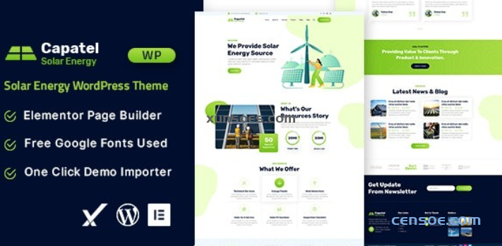 Capatel – Solar Energy WordPress Theme 1.0.0 GPL Theme 1 Capatel – Solar Energy WordPress Theme 1.0.0 GPL Theme