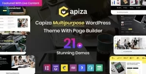 Capiza Business Agency WordPress Theme 1.6 GPL Theme