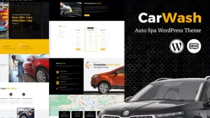 Car Wash Auto Spa WordPress Theme 2.8 GPL Theme