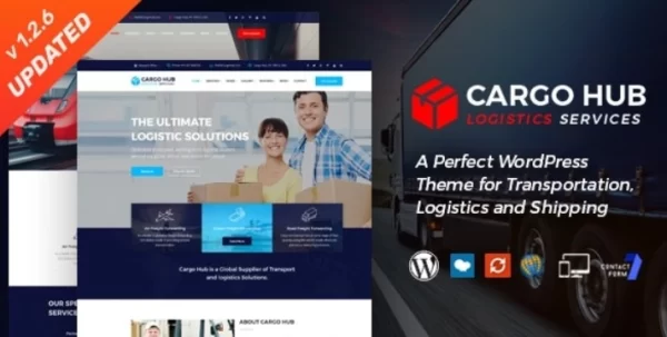 Cargo HUB Transportation and Logistics WordPress Theme 1.2.8 GPL Theme