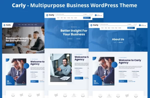 Carly Multipurpose Business WordPress Theme 1.0 GPL Theme
