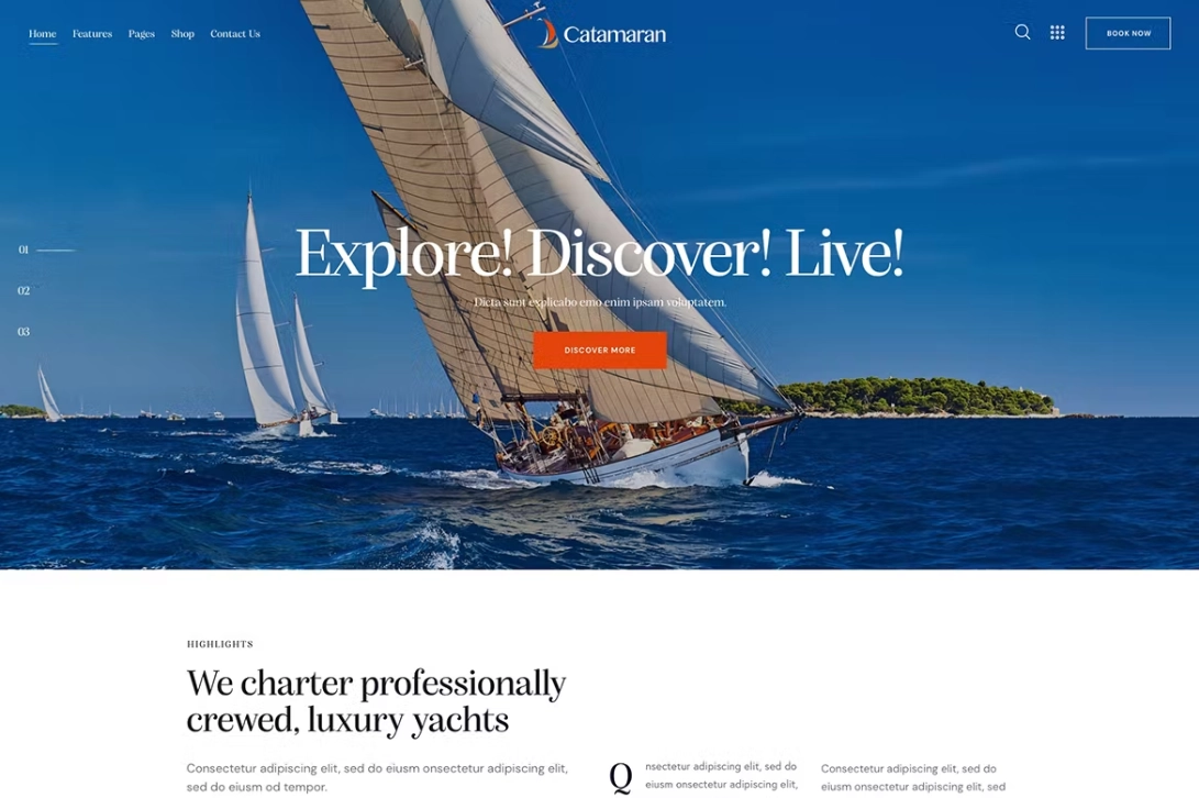 Catamaran 1.0 GPL Theme 1 Catamaran 1.0 GPL Theme