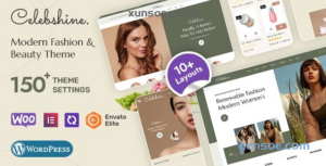 Celebshine WooCommerce Theme for Fashion Beauty Cosmetics 1.0.3 GPL Theme