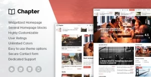Chapter WordPress Magazine Theme 1.8 GPL Theme