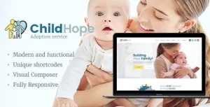 ChildHope | Child Adoption Service Charity Nonprofit WordPress Theme 1.1.7 GPL Theme