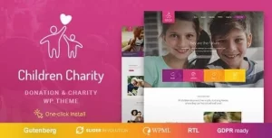 Children Charity 1.1.9 GPL Theme