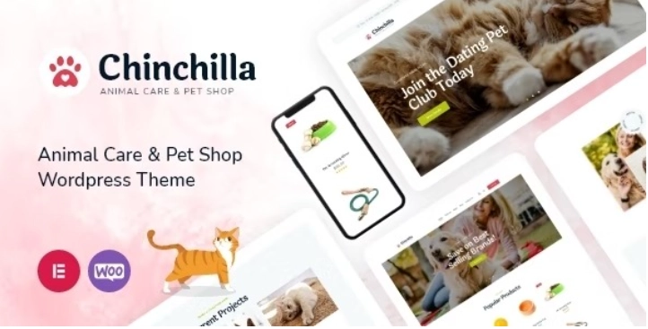 Chinchilla Animal Care Pet Shop WordPress Theme 2.0 GPL Theme 1 Chinchilla Animal Care Pet Shop WordPress Theme 2.0 GPL Theme