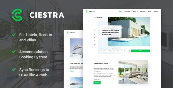 Ciestra Resort WordPress Theme 1.2.2 GPL Theme 1 Ciestra Resort WordPress Theme 1.2.2 GPL Theme