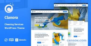 Clanora Cleaning Services WordPress Theme 1.2.4 GPL Theme