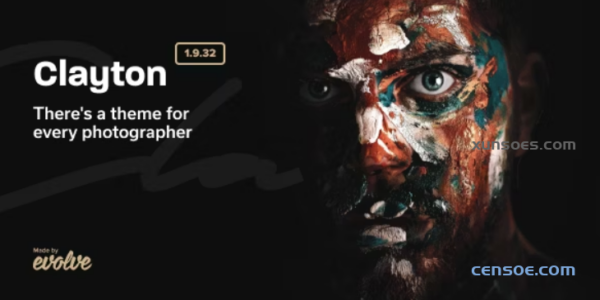 Clayton, an Elegant Theme for Photographers 1.9.30 GPL Theme