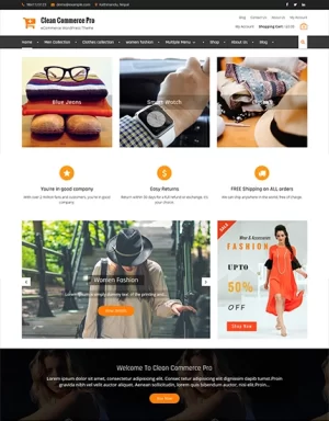 Clean Commerce Pro 2.6.2 GPL Theme