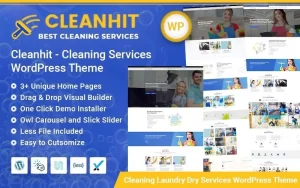 Cleanhit Dry Cleaning Laundry Service WordPress Theme 1.0.0 GPL Theme