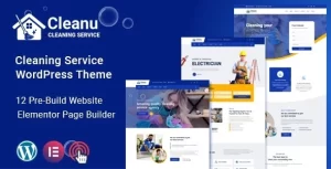 Cleanu Cleaning Services WordPress Theme 1.0.5 GPL Theme