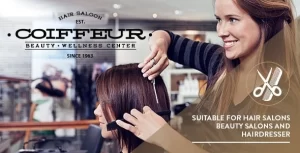 Coiffeur Hair Salon WordPress Theme 6.6 GPL Theme