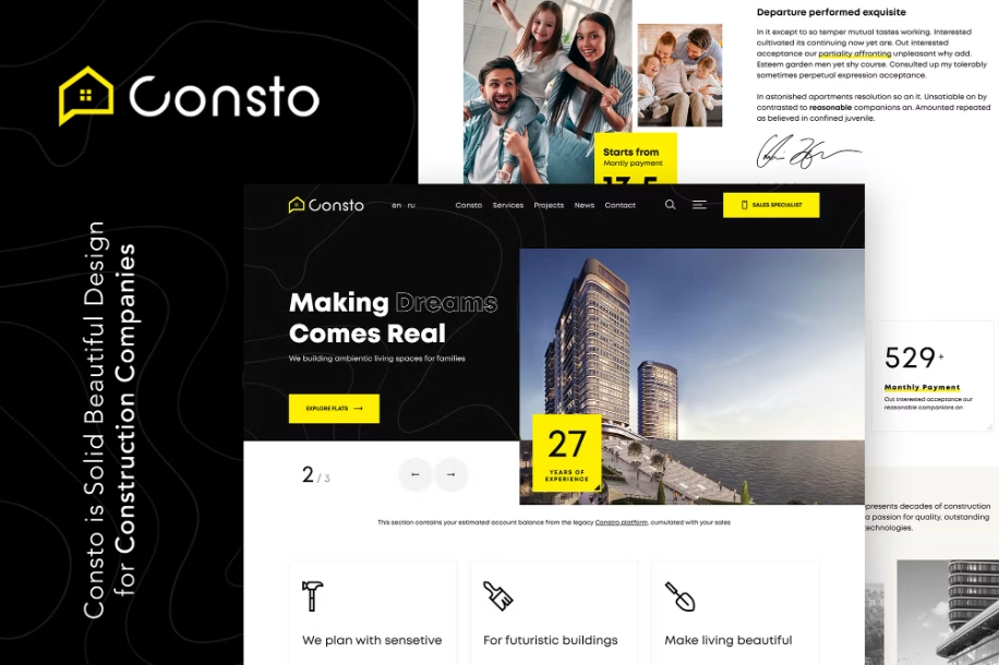 Consto | Industrial Construction Company Theme 1.1.0 GPL Theme 1 Consto | Industrial Construction Company Theme 1.1.0 GPL Theme