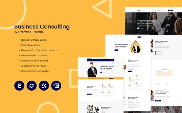Consulity Business Consulting WordPress Theme 2.2.0 GPL Theme
