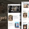 Cooper Personal Blog WordPress Theme 1.1破解版主题