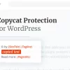 Copycat Protector for WordPress 1.1.0 GPL Plugins 3 Copycat Protector for WordPress 1.1.0破解版插件