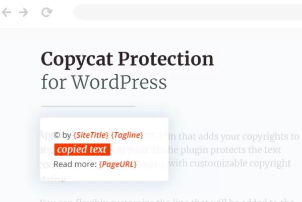 Copycat Protector for WordPress 1.1.0 GPL Plugins