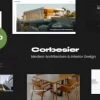 Corbesier Modern Architecture Interior Design WordPress Theme 1.14破解版主题