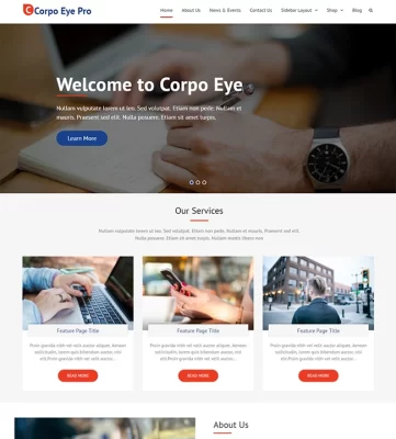 Corpo Eye Pro 2.3.1 GPL Theme