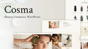 Cosma Beauty Cosmetics WordPress Theme 2.2 GPL Theme